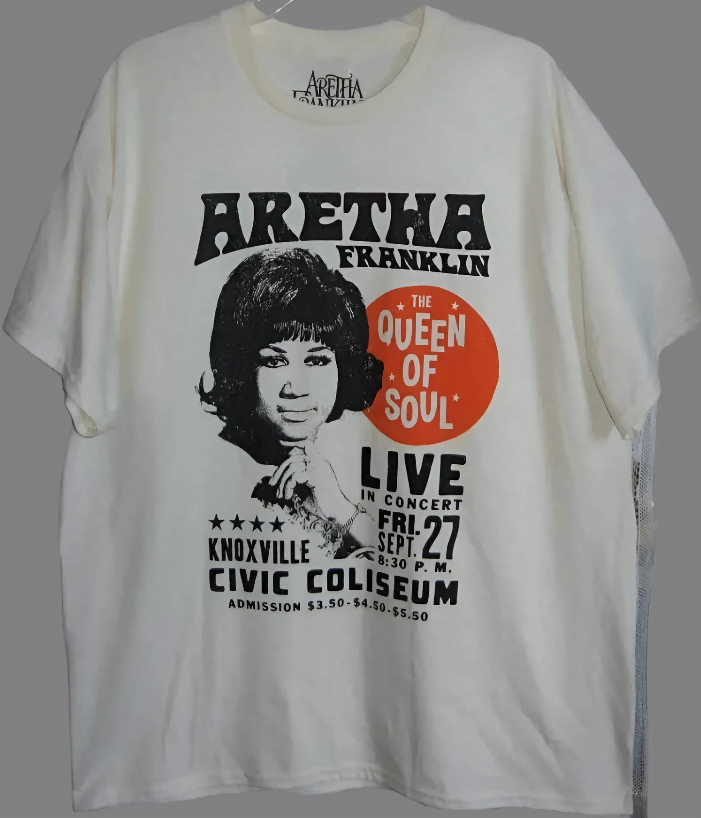 ARETHA FRANKLIN-REINE DE LA SOUL-T SHIRT