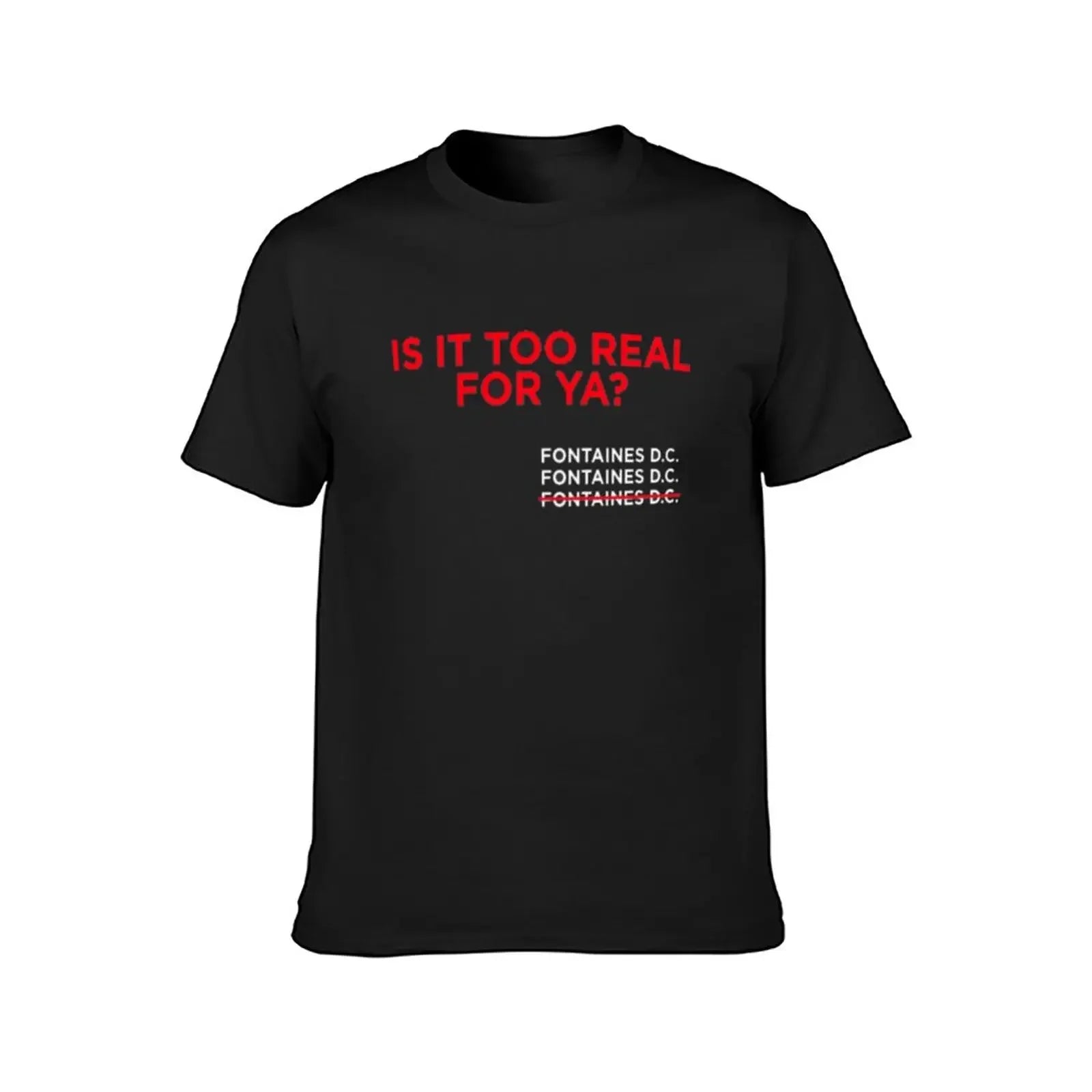 Fontaines DC : Is It Too Real For Ya?-T-Shirt S3c00aa30d10c4c7ab81228cc4e090bc1w Vintage Sounds T-Shirts