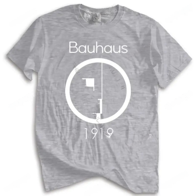 Bauhaus:T-Shirt 3 grey UK punk band t-shirt inspired by late 1970s British punk