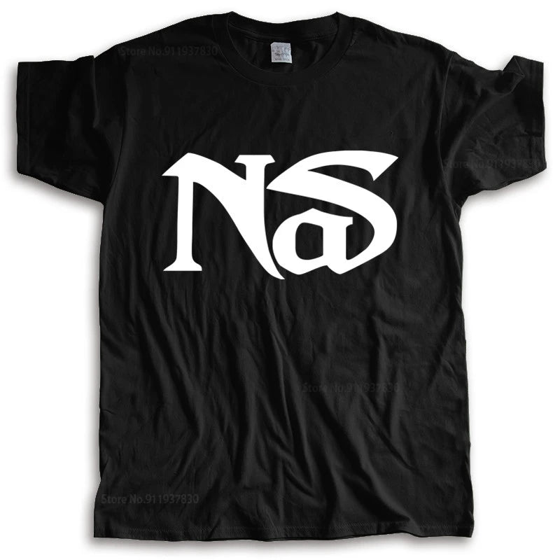 Nas Logo T-Shirt Black S7971768c0a024b7eaa6dfe31c60757517 Vintage Sounds T-Shirts T-Shirt