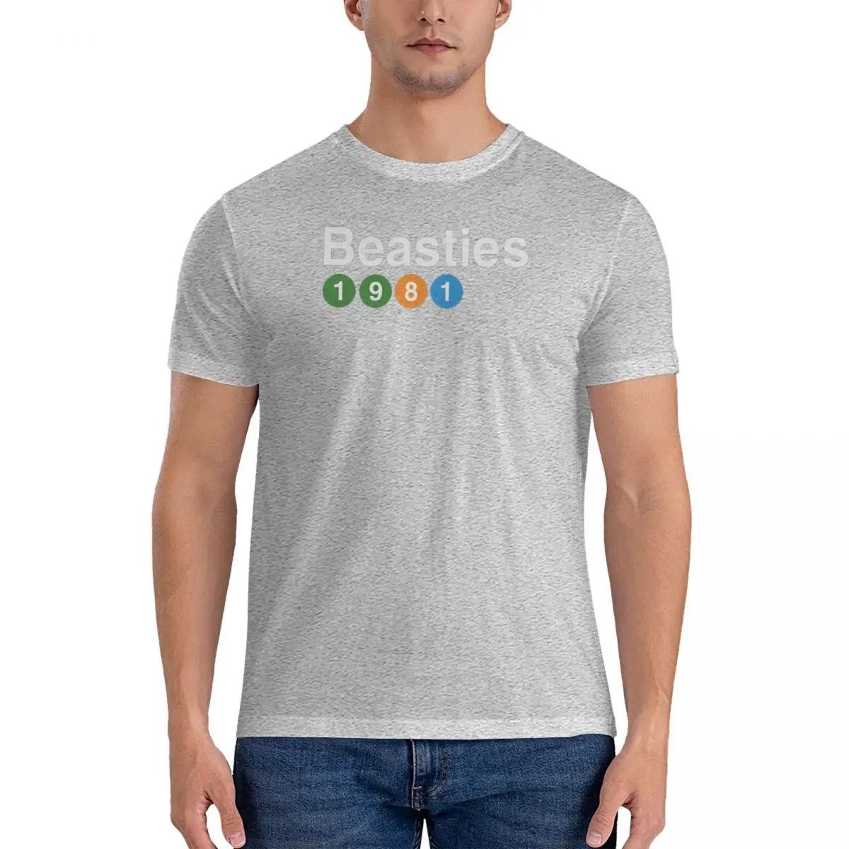 Beastie Boys-Subway Symbol 1981 - T-Shirt GRAY S9859c7360d9e4822a63cc7b3120be9fbK Vintage Sounds T-Shirts