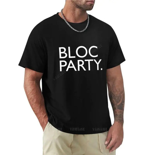 Bloc Party indie rock band logo t-shirt
