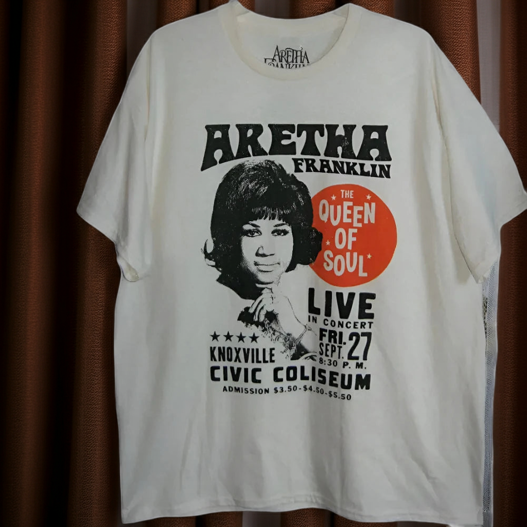 ARETHA FRANKLIN-REINE DE LA SOUL-T SHIRT